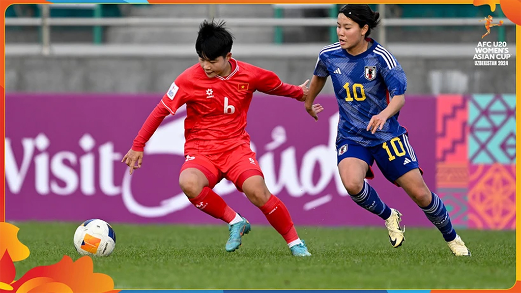 アジアU20女子トーナメント結果：初日、ベトナムは日本に0-10で敗れた