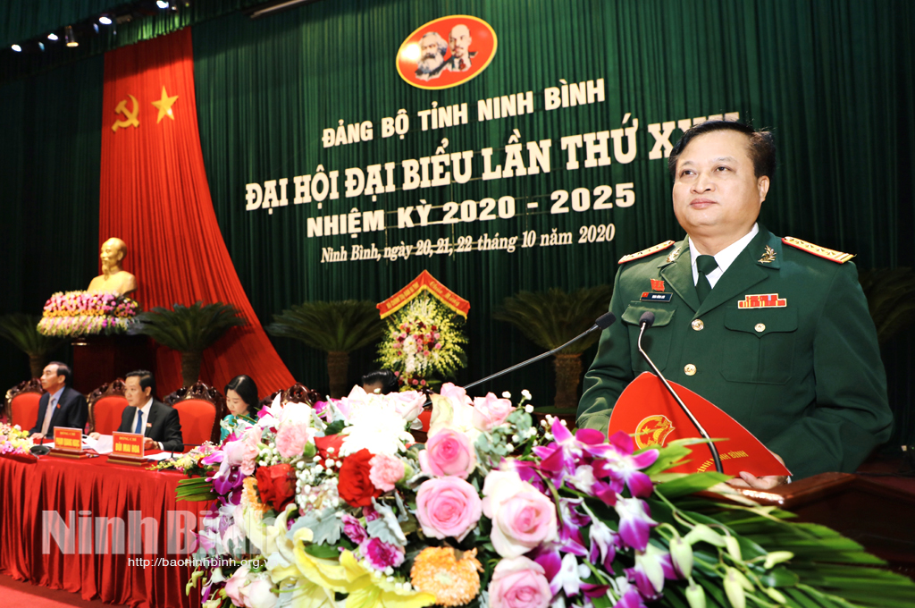 Đại hội đại biểu Đảng bộ tỉnh lần thứ XXII tiếp tục phần tham luận tại hội trường