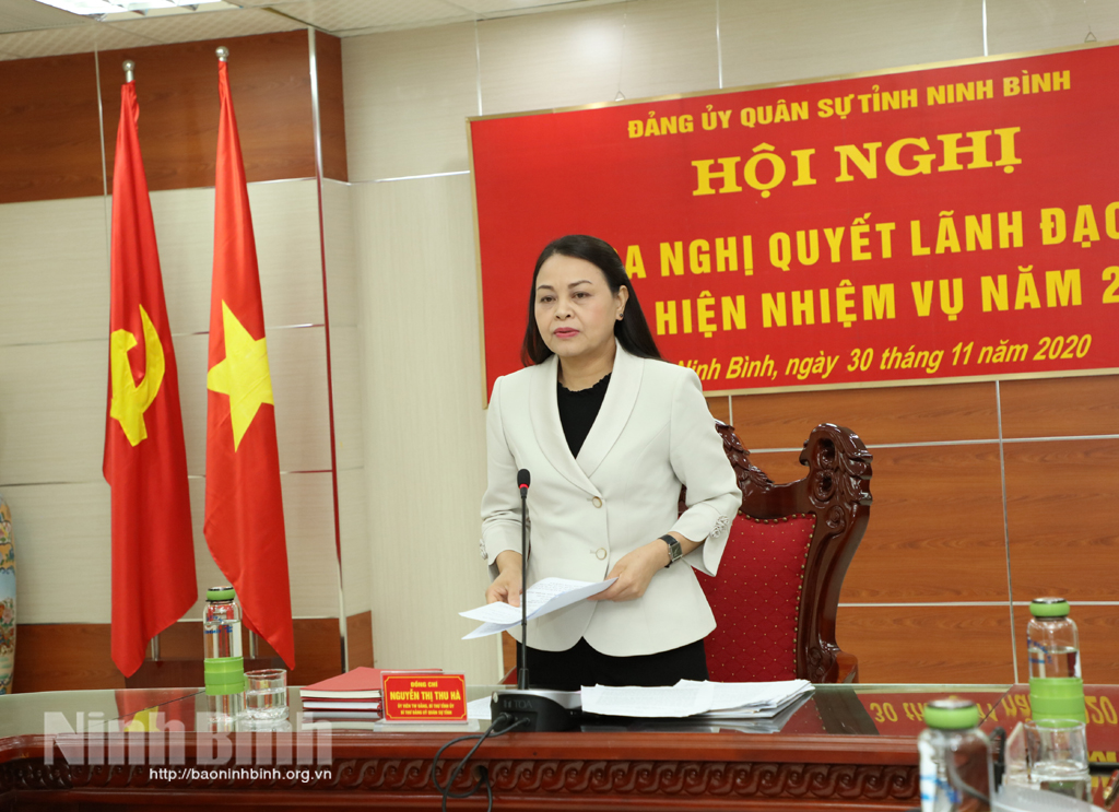 ảnh Hội nghị quân sự tỉnh
