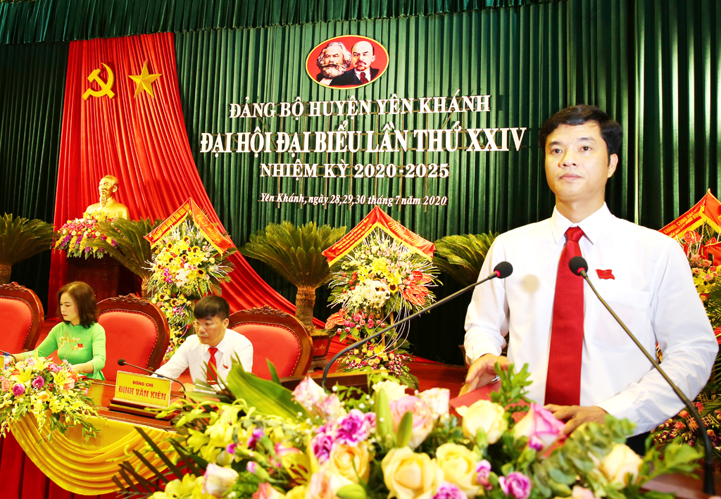 Khai mạc Đại hội đại biểu Đảng bộ huyện Yên Khánh lần thứ XXIV nhiệm kỳ 2020 2025