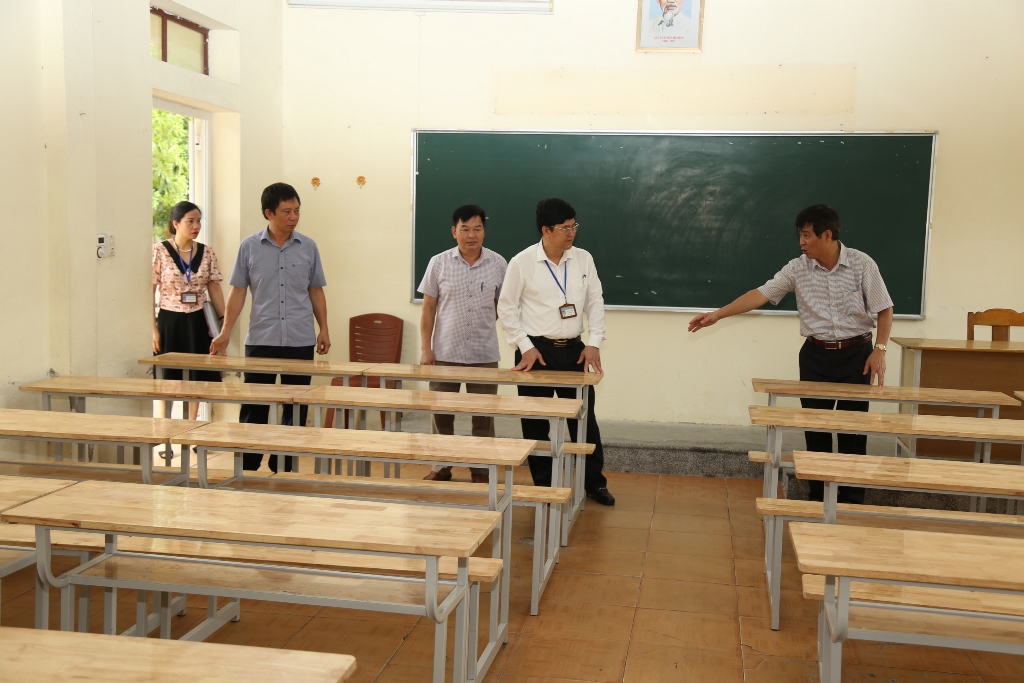 Kiểm tra công tác chuẩn bị kỳ thi tốt nghiệp THPT 2020