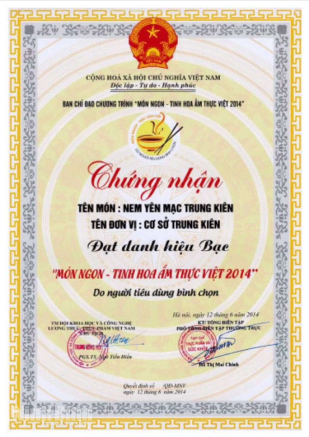 Người đưa nem chua Yên Mạc ra thành phố