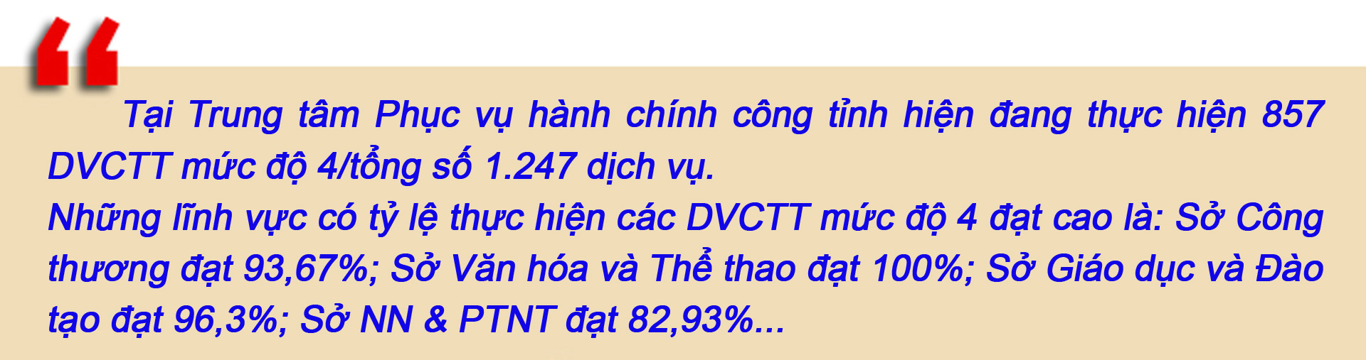 eMagazine Dịch vụ công trực tuyến mức độ 4 Cung cấp dịch vụ chất lượng phục vụ xã hội