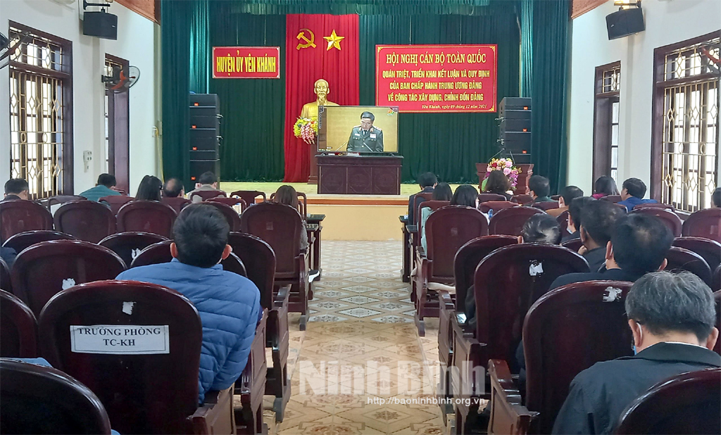 Hội nghị cán bộ toàn quốc quán triệt triển khai kết luận và quy định của Trung ương về công tác xây dựng chỉnh đốn Đảng