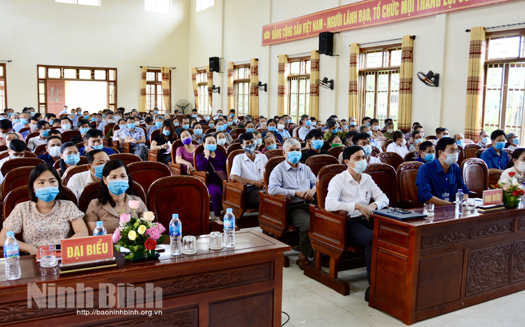 Tiếp xúc giữa cử tri với những người ứng cử đại biểu Quốc hội và đại biểu HĐND tỉnh nhiệm kỳ 20212026