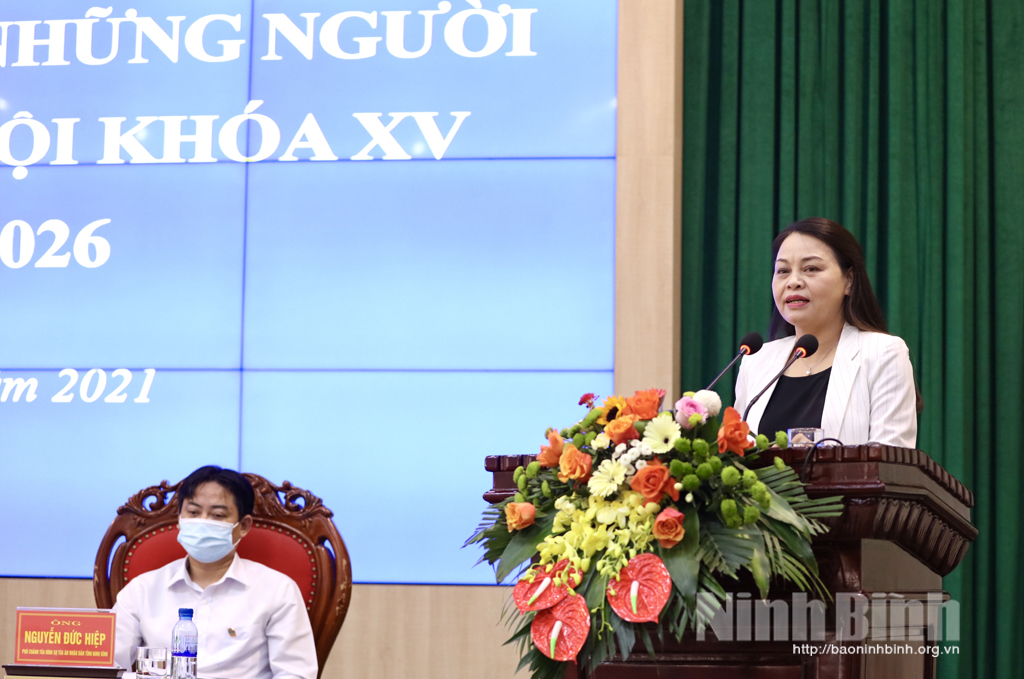 Tiếp xúc giữa cử tri với những người ứng cử đại biểu Quốc hội và đại biểu HĐND tỉnh nhiệm kỳ 2021 2026