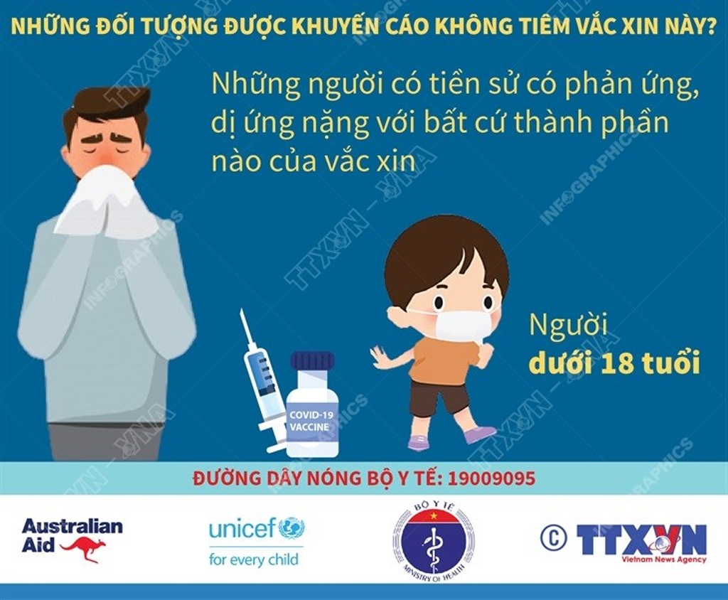 Những đối tượng nào được khuyến cáo không tiêm vaccine AstraZeneca