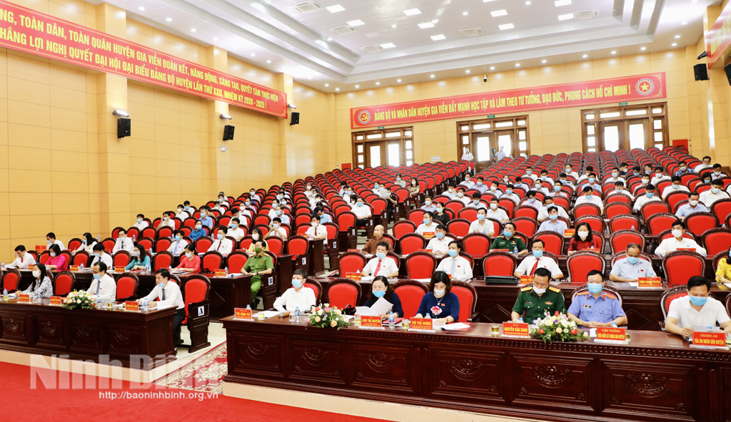 HĐND huyện Nho Quan khóa X tổ chức kỳ họp thứ 2