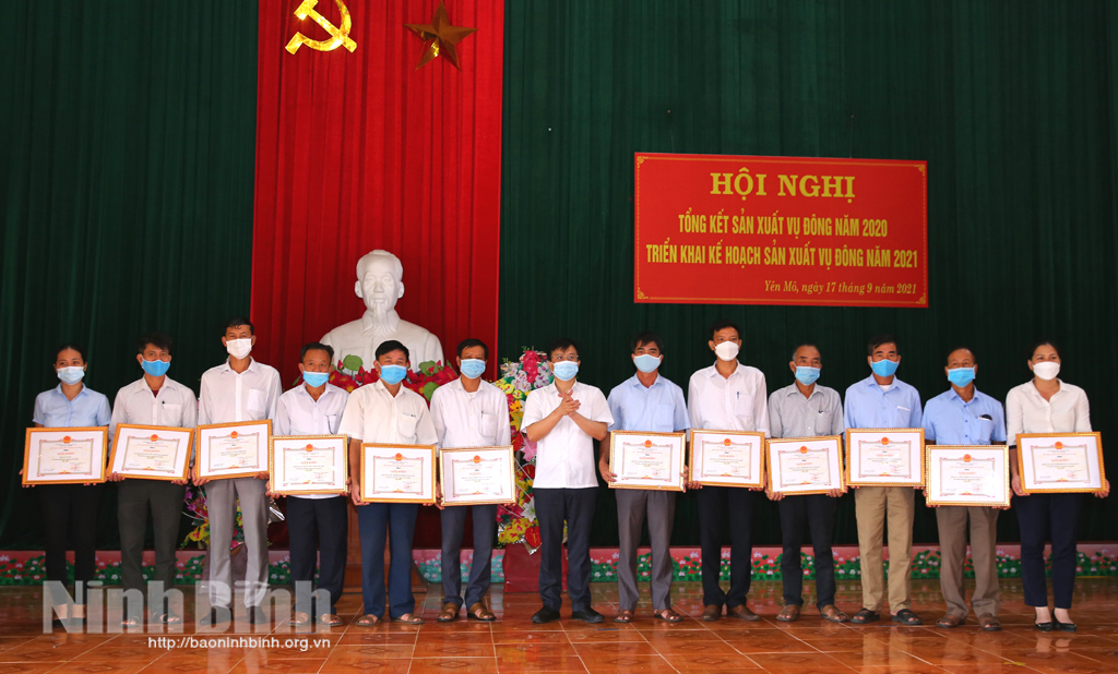 Yên Mô triển khai kế hoạch sản xuất vụ đông 2021