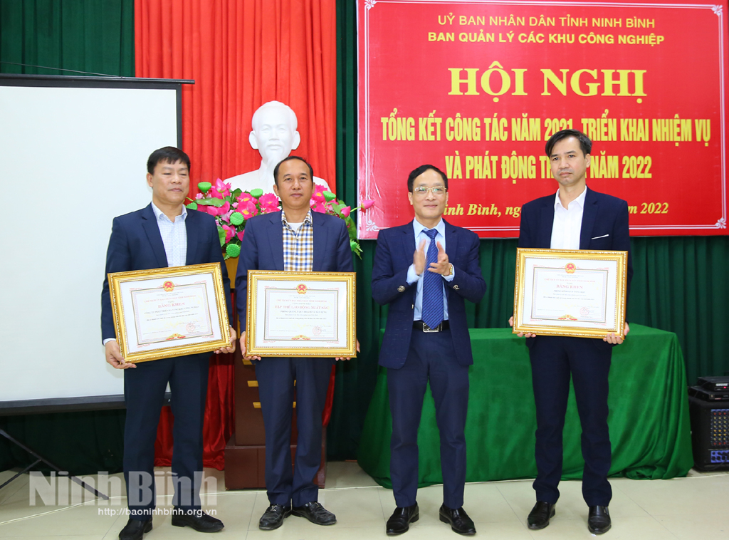Ban Quản lý các khu công nghiệp tỉnh triển khai nhiệm vụ năm 2022