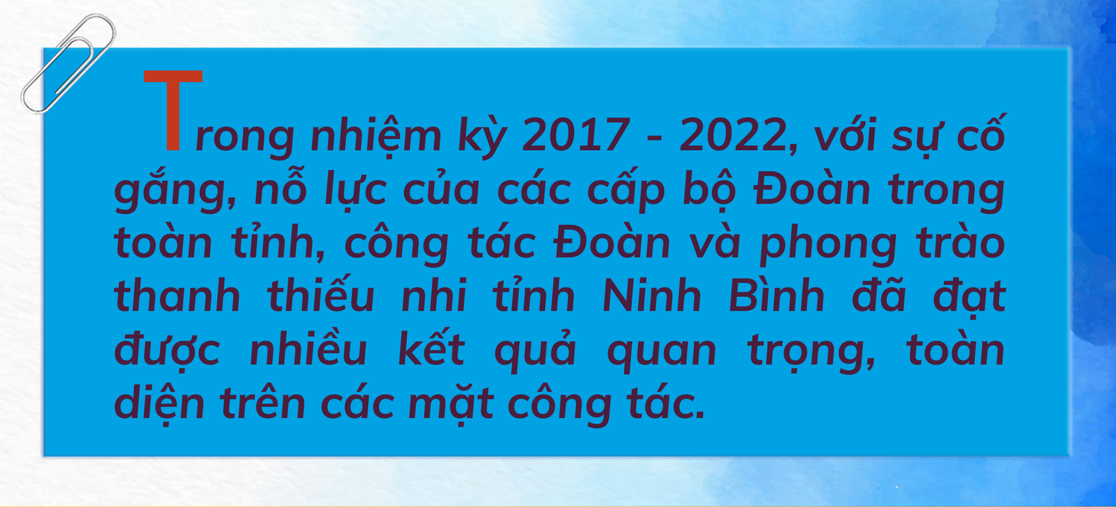 eMagazine Một nhiệm kỳ thành công ấn tượng