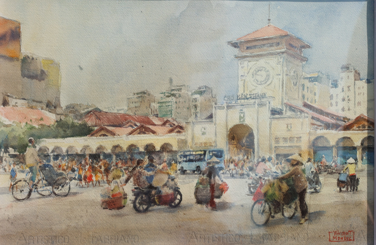 Nhịp sống Sài Gòn qua ký họa