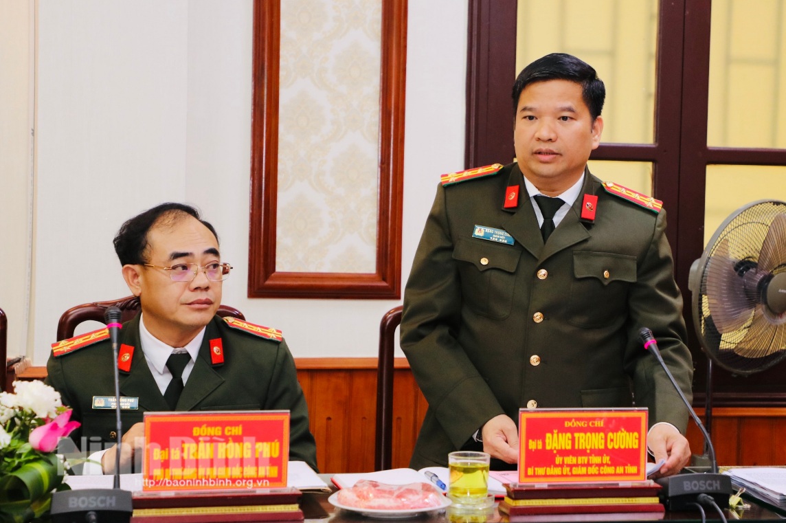 Hội nghị kiểm điểm Ban thường vụ Đảng ủy Công an tỉnh