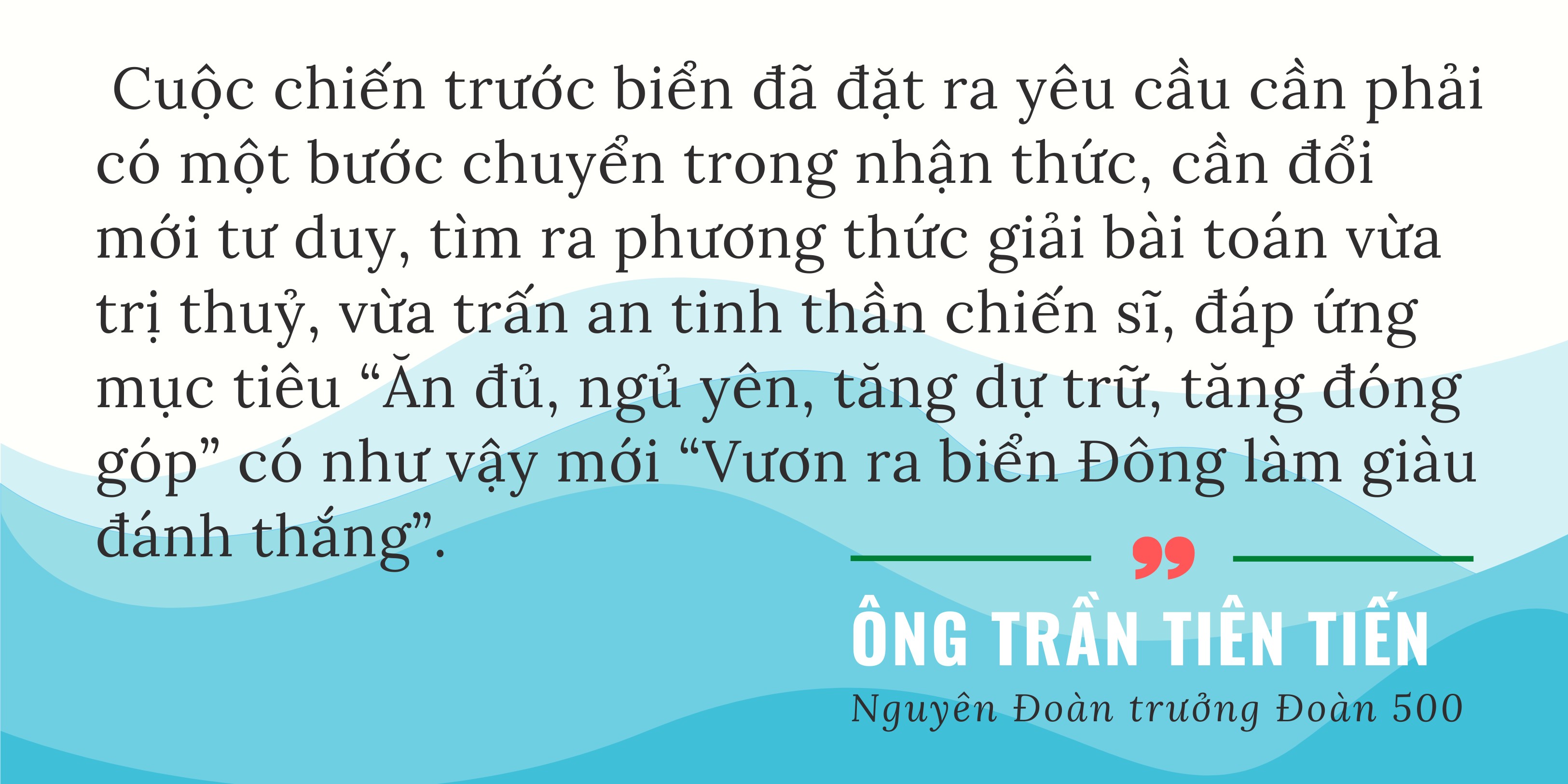 Emagazine Chuyện những người lính Đoàn 500 đi lấn biển Kỳ 2