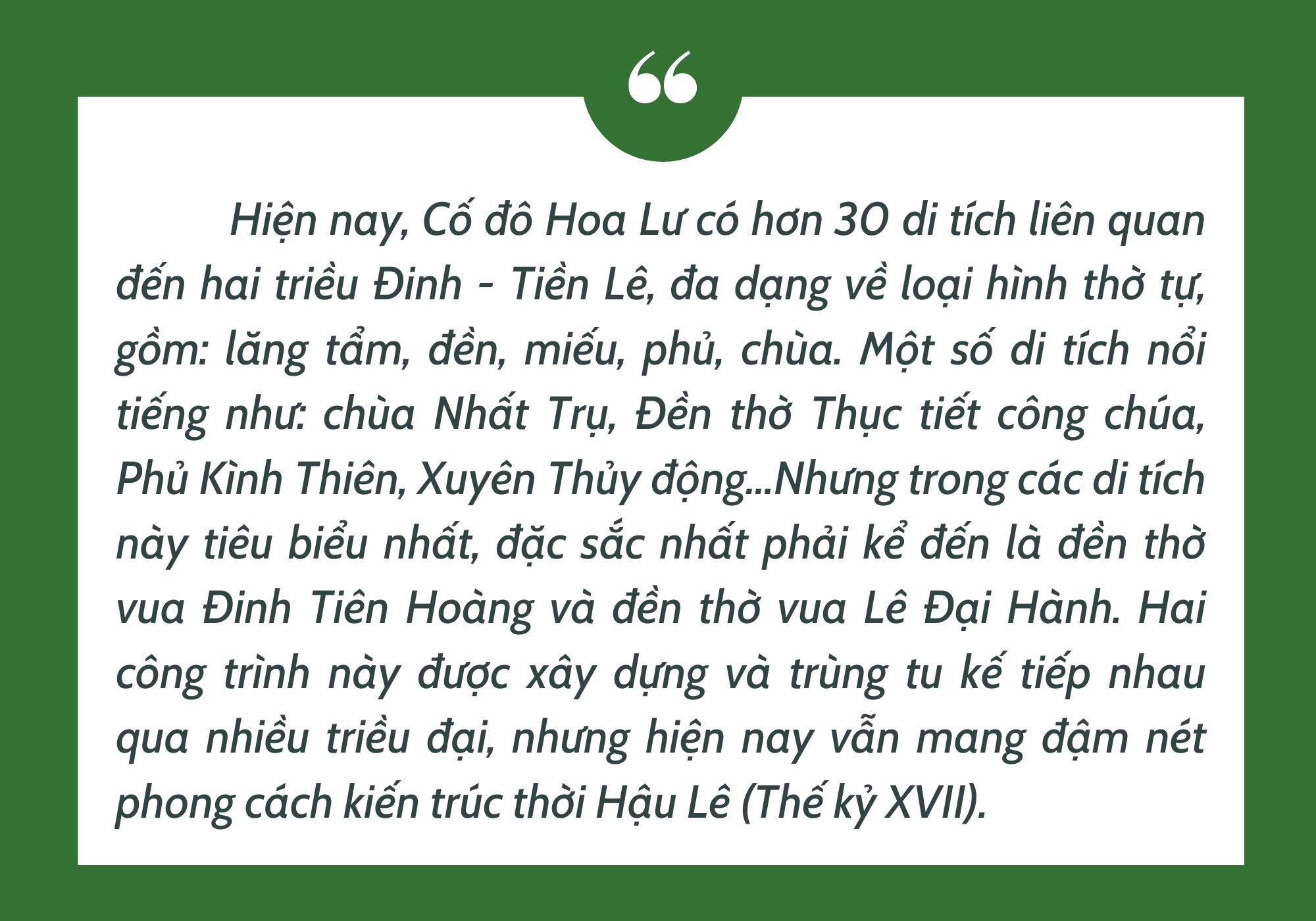eMagazine Hoa Lư vùng đất giàu trầm tích văn hóa