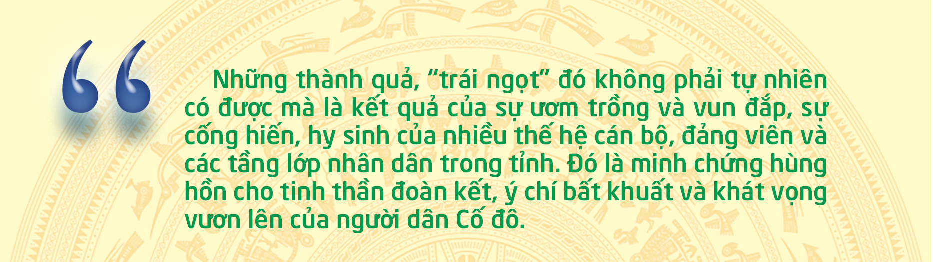 Chung sức đồng lòng khơi dậy hào khí Cố đô hiện thực hóa khát vọng phát triển
