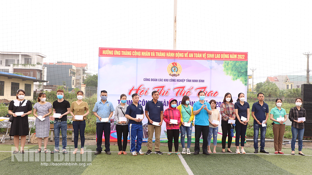 Hội thi thể thao trong công nhân lao động các khu công nghiệp