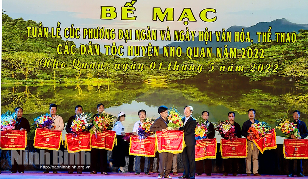 Hội diễn nghệ thuật quần chúng và bế mạc Tuần lễ Cúc Phương đại ngàn Ngày hội văn hóa thể thao các dân tộc huyện Nho Quan năm 2022