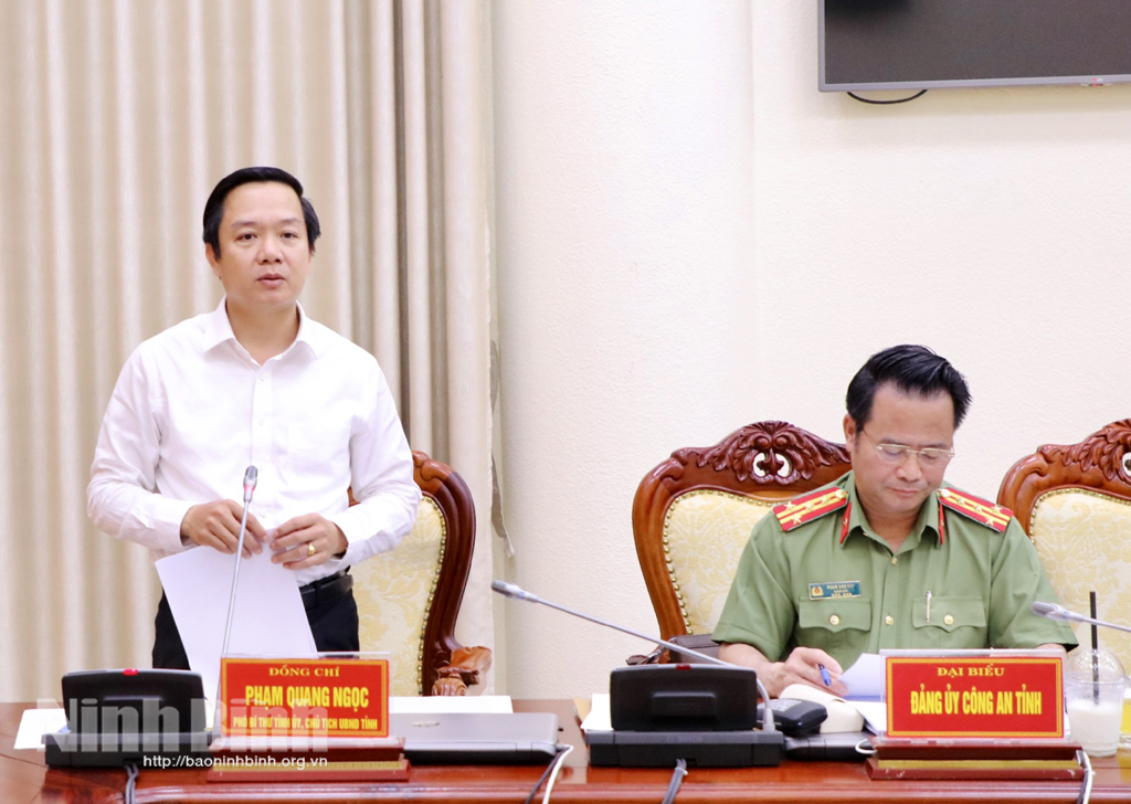 Thường trực Tỉnh ủy giao ban công tác tháng 4
