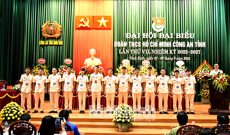 Đại hội đại biểu Đoàn Thanh niên Công an tỉnh lần thứ VII nhiệm kỳ 2022 2027