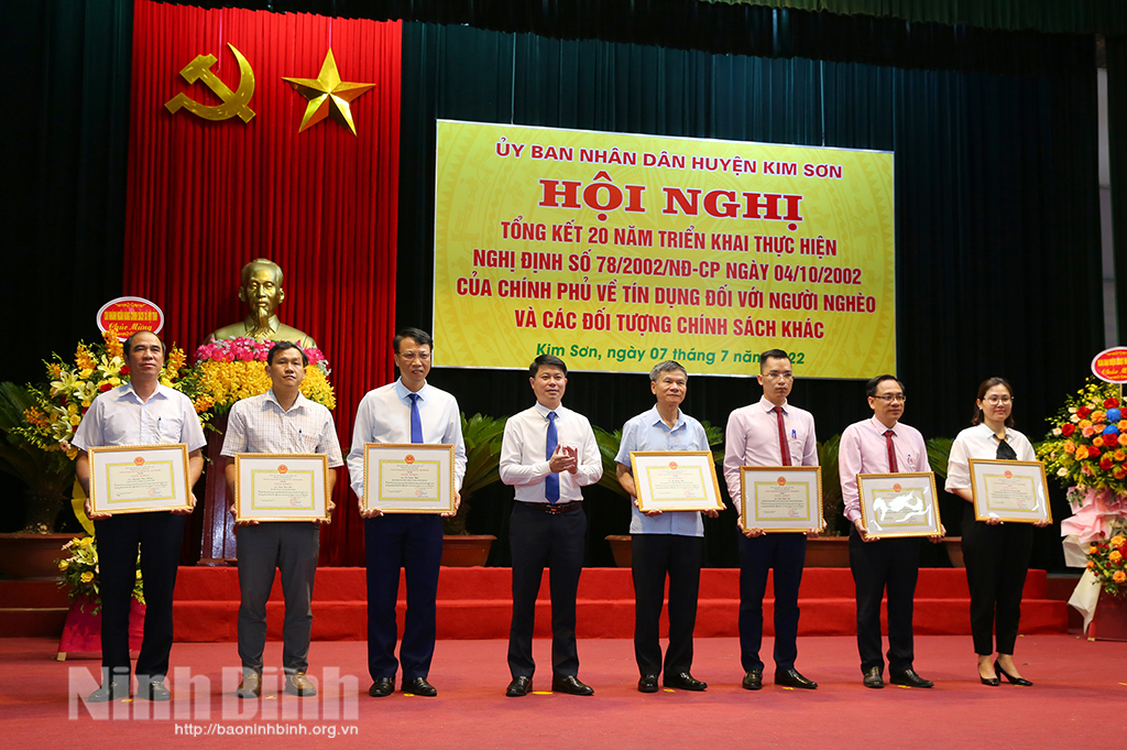 Kim Sơn tổng kết 20 năm triển khai chính sách tín dụng ưu đãi