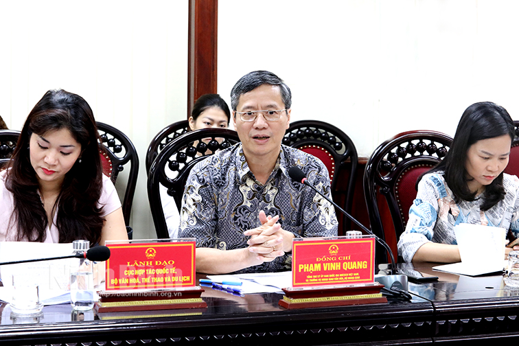 UBND tỉnh làm việc Bộ Văn hóa