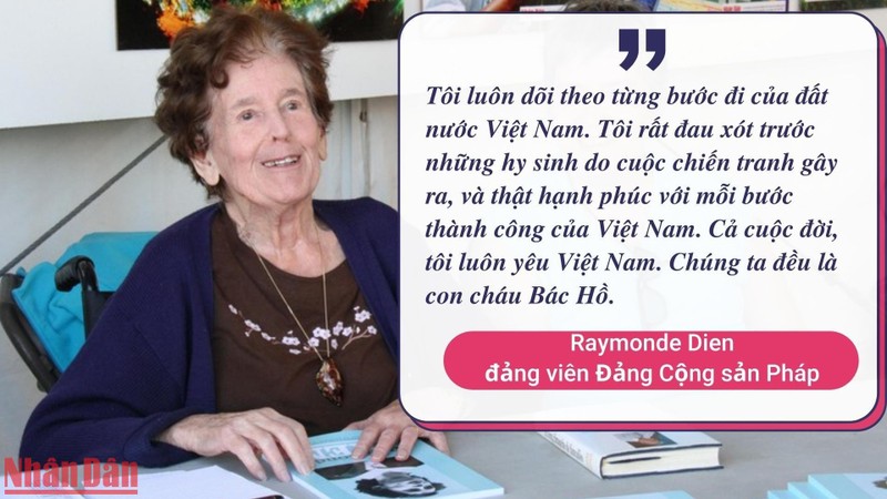 Infographics Bà Raymonde Dien Cả cuộc đời tôi luôn yêu Việt Nam