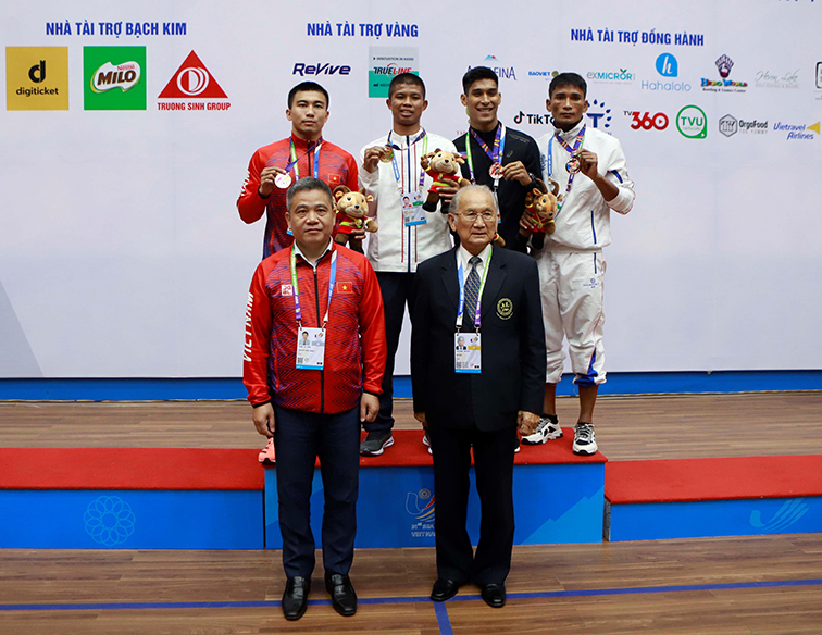 Môn Muay SEA Games 31 Việt Nam giành liên tiếp 4 HCV đối kháng