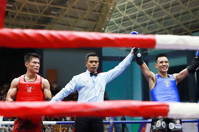Môn Muay SEA Games 31 Việt Nam giành liên tiếp 4 HCV đối kháng
