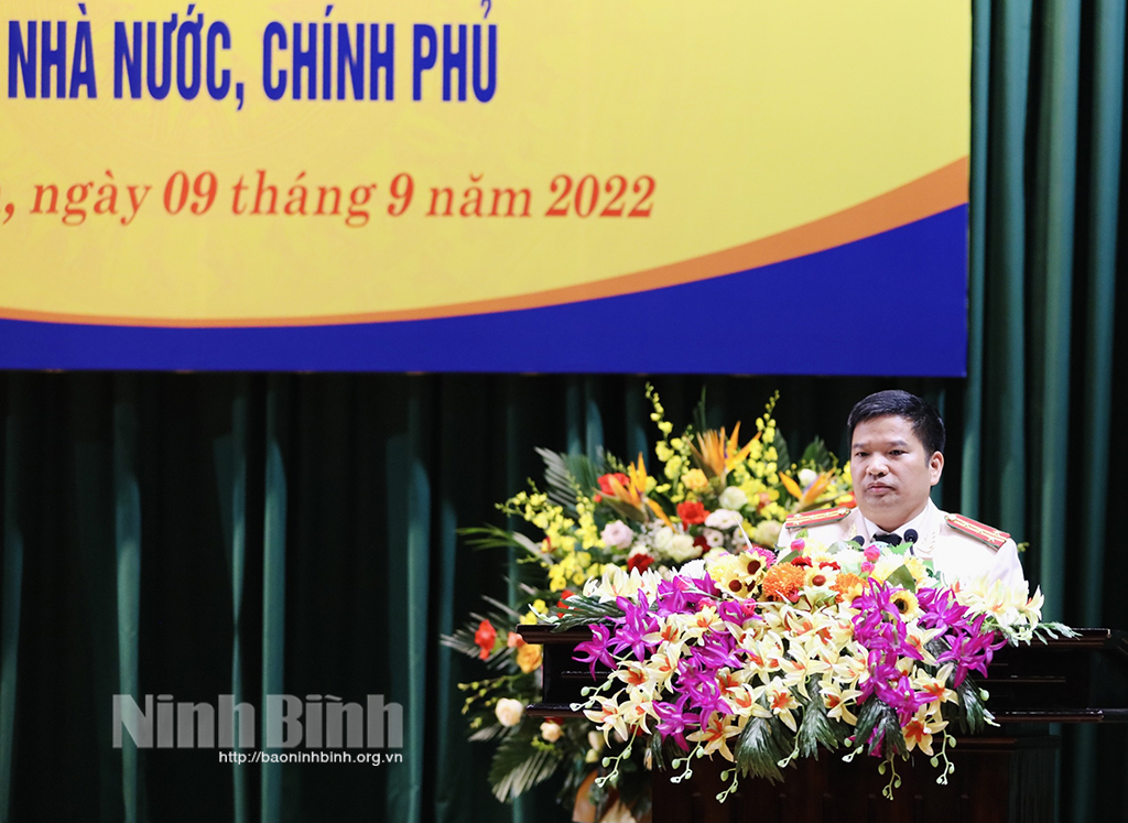 Công bố quyết định của Ban Thường vụ Tỉnh ủy đối với Giám đốc Công an tỉnh