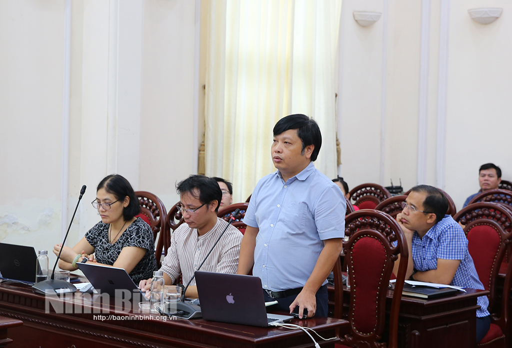 Hội nghị nghe báo cáo Quy hoạch xây dựng vùng huyện Kim Sơn