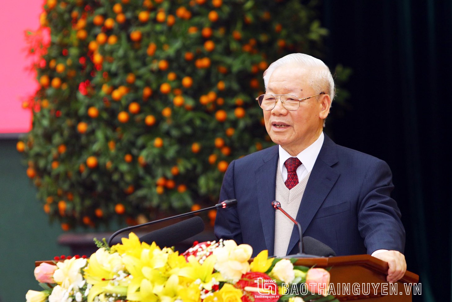 Tổng Bí thư Nguyễn Phú Trọng thăm và làm việc tại Thái Nguyên