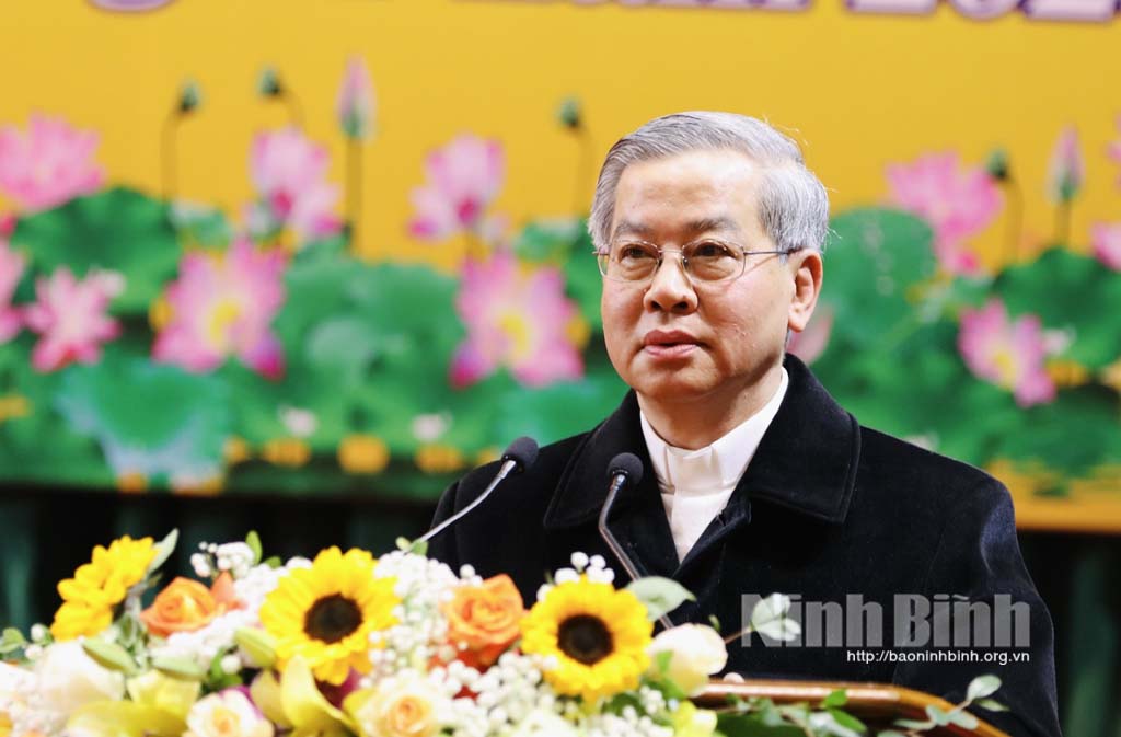 Gặp mặt giao lưu với chức sắc các tôn giáo nhân dịp Xuân Quý Mão năm 2023