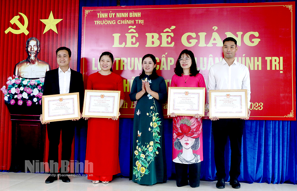 Bế giảng các lớp trung cấp lý luận chính trị