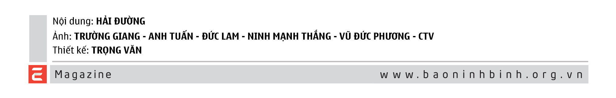 emagazine Đường lớn đã mở