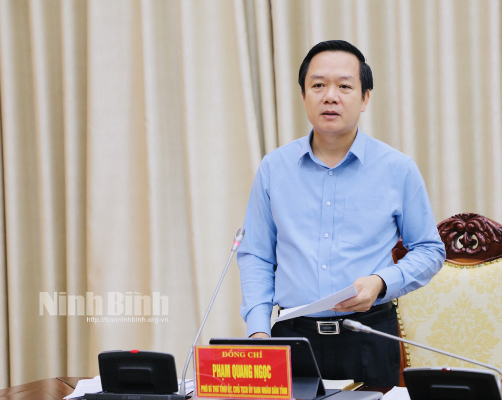 Hội nghị Ban Thường vụ Tỉnh ủy