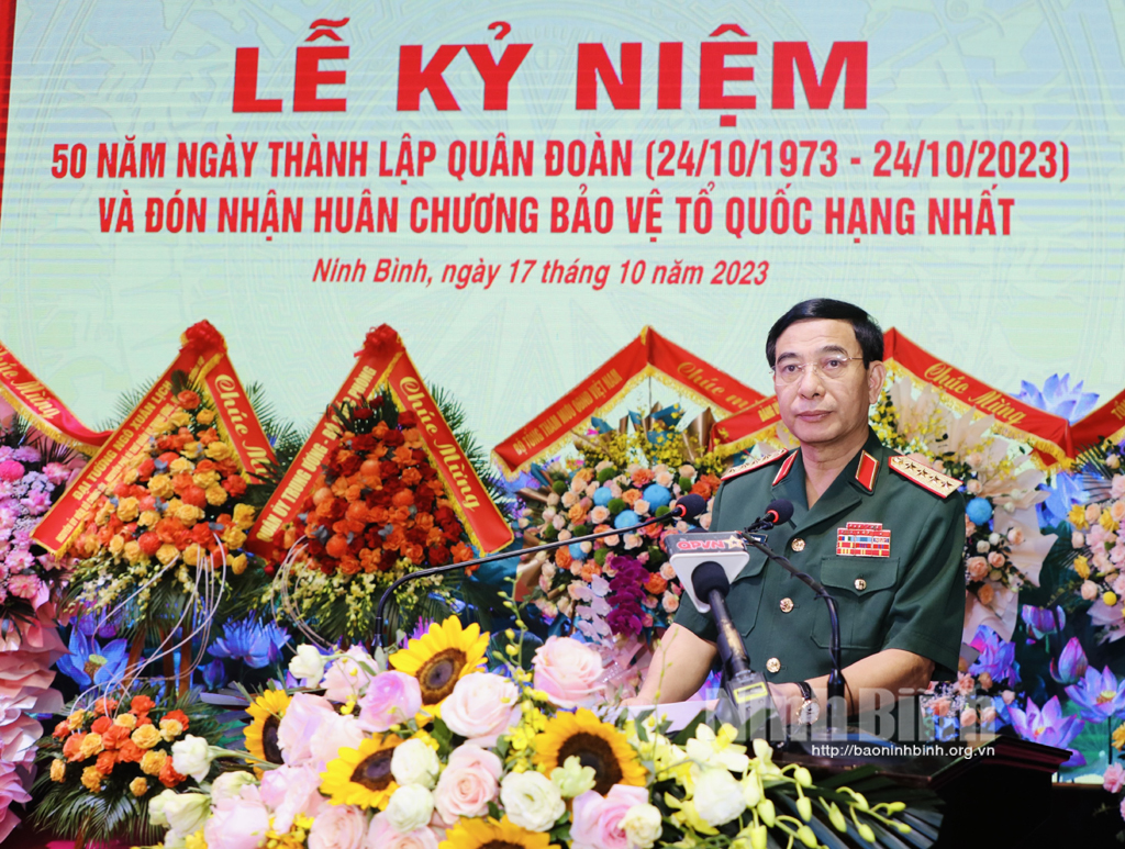 Quân đoàn 1 đón nhận Huân chương Bảo vệ Tổ quốc hạng Nhất