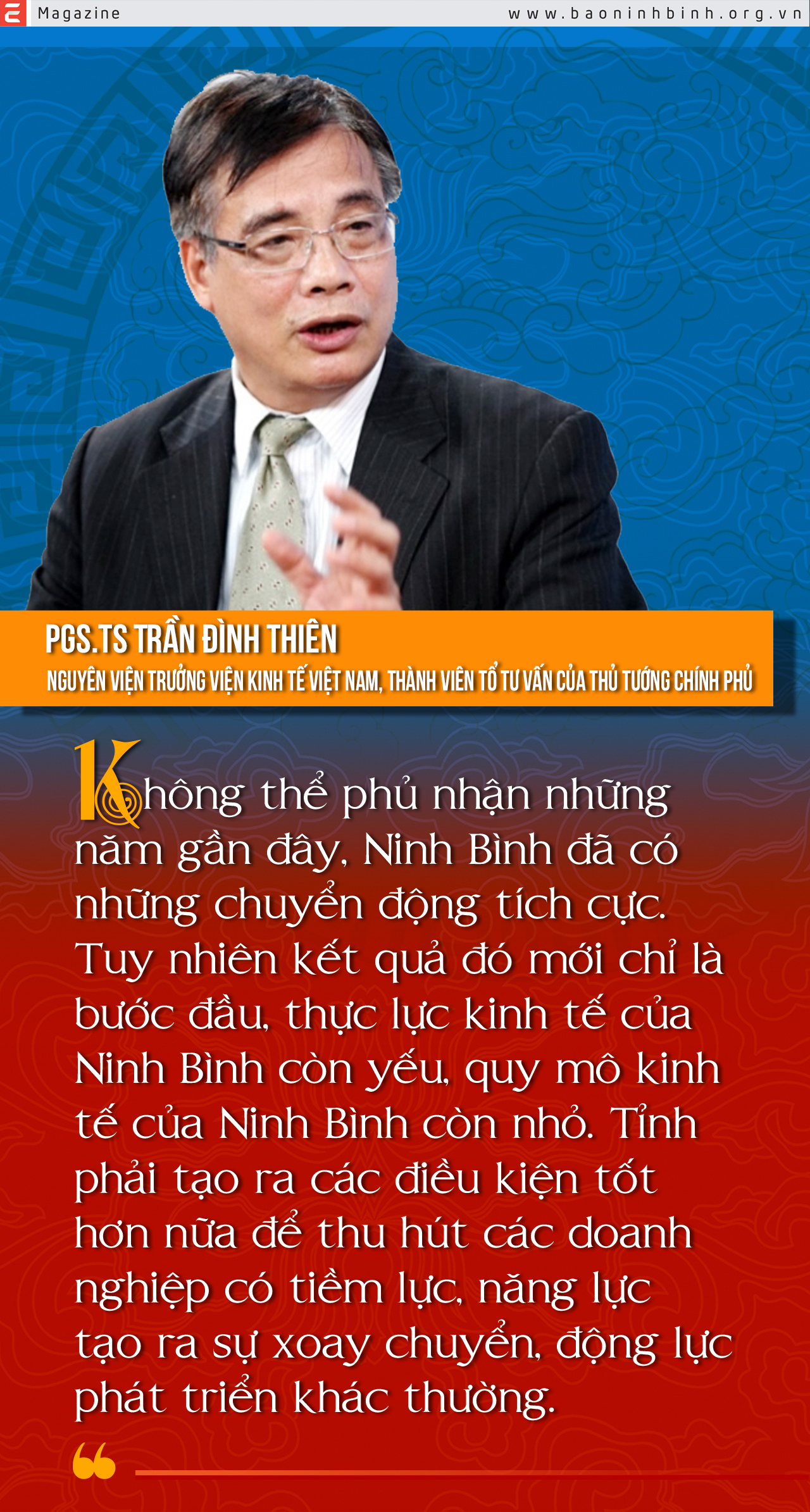 Emagazine Phát huy sức mạnh mềm xây dựng đô thị Ninh Bình trở thành đô thị Cố đô Di sản