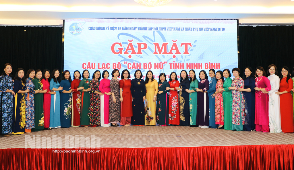 Gặp mặt Câu lạc bộ Cán bộ nữ tỉnh Ninh Bình