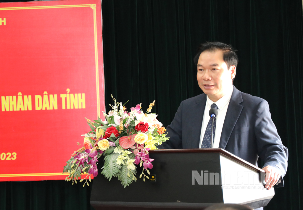 Công bố quyết định bổ nhiệm Hiệu trưởng trường Cao đẳng Y tế Ninh Bình