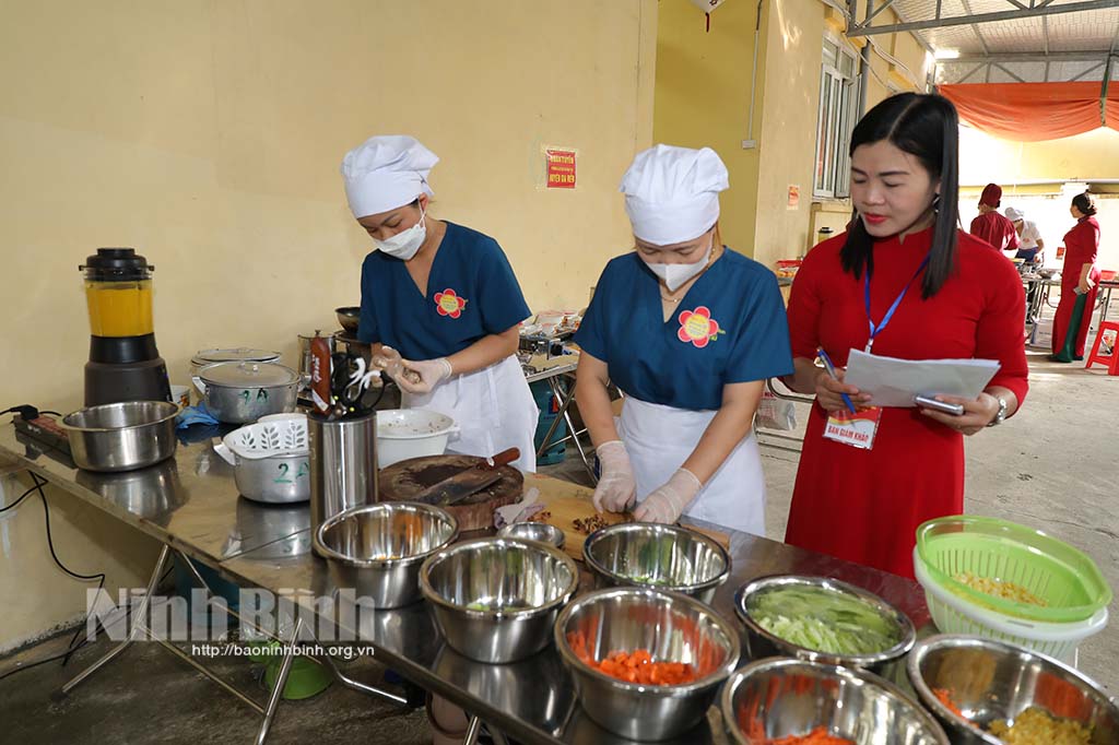 Sôi nổi Giao lưu Dinh dưỡng với sức khỏe trẻ thơ cấp học mầm non tỉnh Ninh Bình