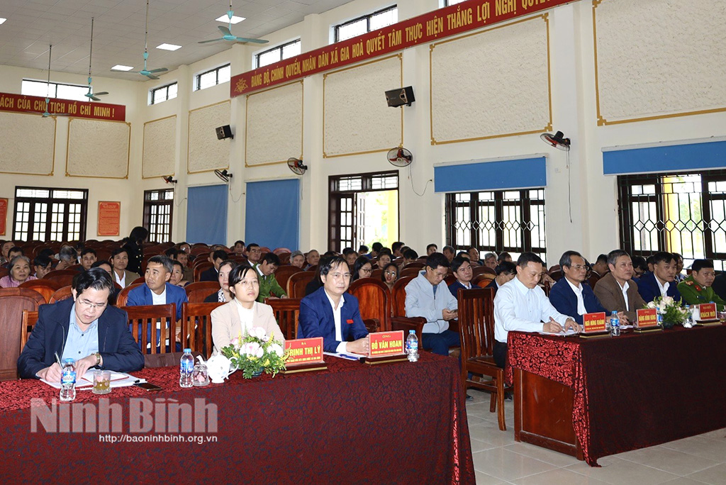 Đại biểu HĐND tỉnh tiếp xúc cử tri