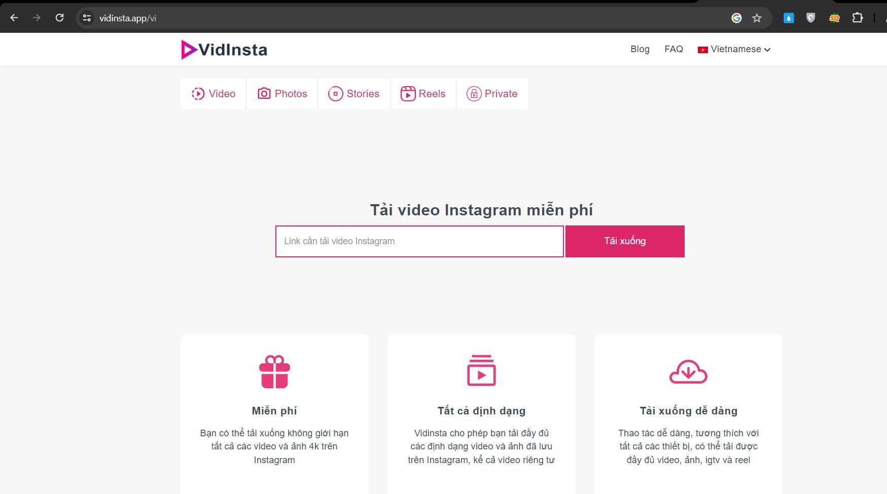 Bật mí mẹo tải video từ Instagram về máy miễn phí hoàn toàn