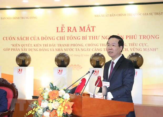 Ra mắt cuốn sách của Tổng Bí thư về phòng chống tham nhũng tiêu cực