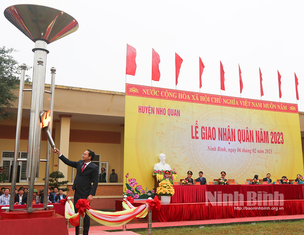 Ninh Bình tưng bừng ngày hội tòng quân năm 2023