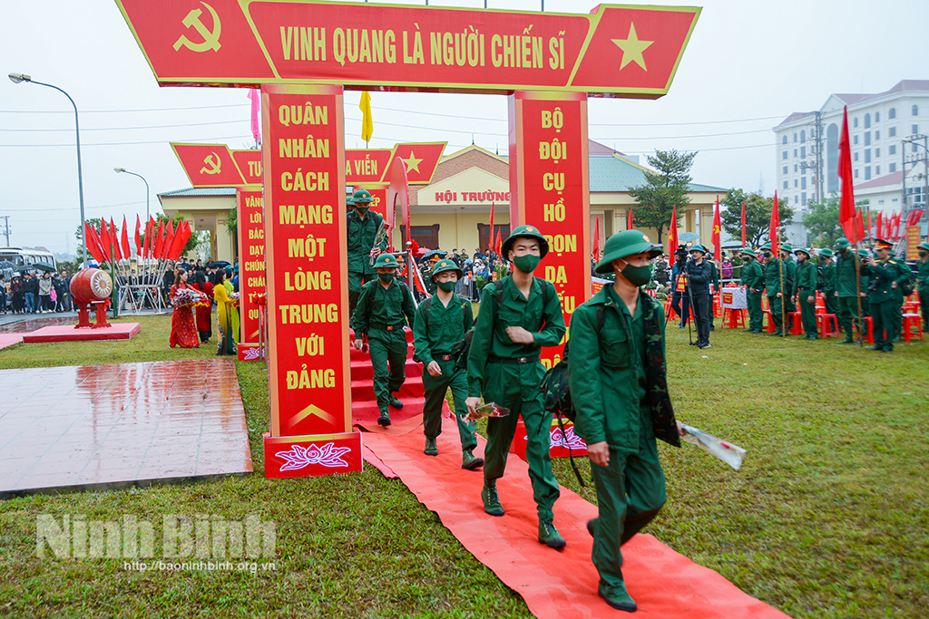 Ninh Bình tưng bừng ngày hội tòng quân năm 2023