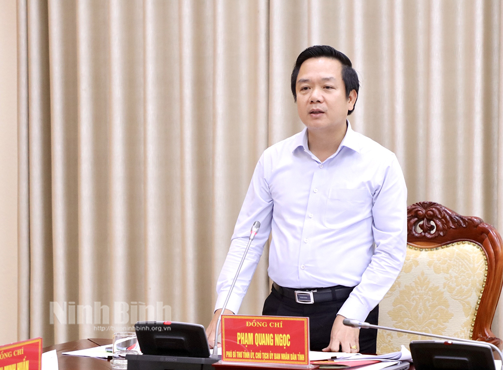 Hội nghị Ban Thường vụ Tỉnh ủy