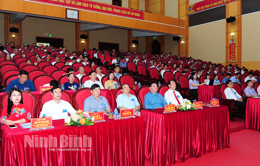 Đại hội đại biểu Hội Nông dân huyện Yên Mô nhiệm kỳ 2023 2028