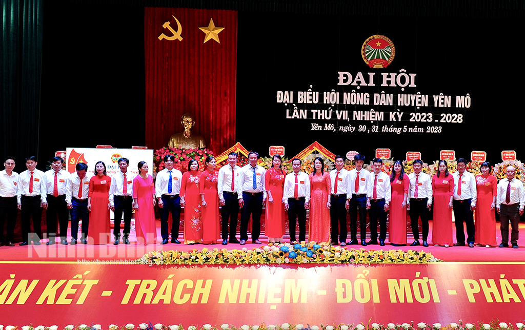 Đại hội đại biểu Hội Nông dân huyện Yên Mô nhiệm kỳ 2023 2028