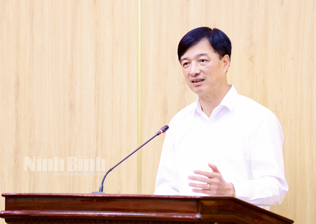 Tổ công tác Đề án 06 của Chính phủ làm việc tại Ninh Bình